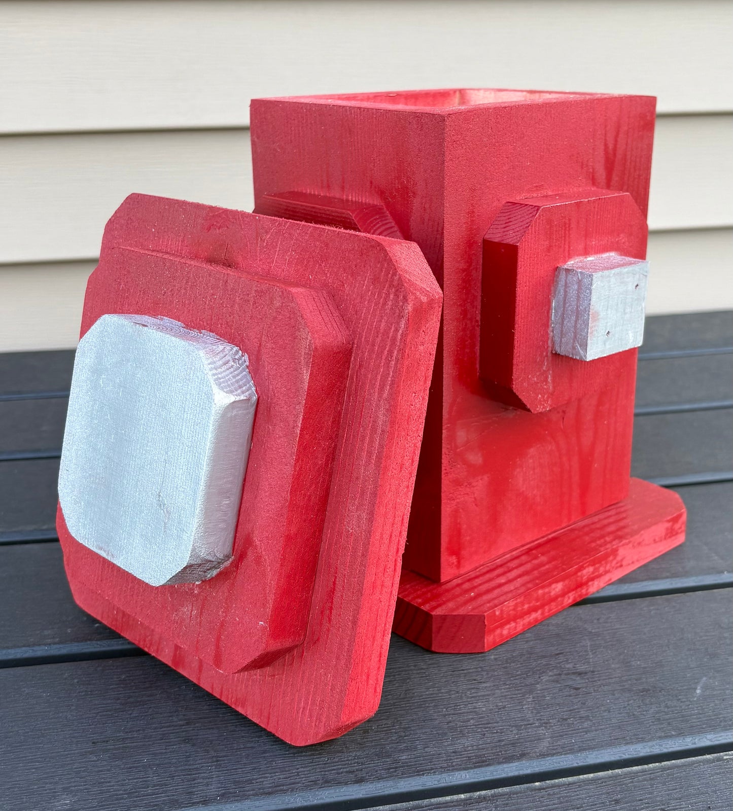 Fire Hydrant Wooden Treat Holder – Dog Treat Storage Container